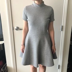 Gray Skater Dress XS